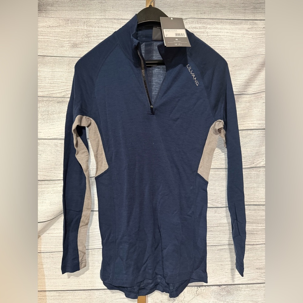 Ulvang Blue and Gray Long Sleeve Top